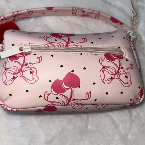 Luv Bestey Johnson Cherry Bow Coquette Pink Red Trashy Y2K Shoulder Purse Bag - Picture 10 of 10